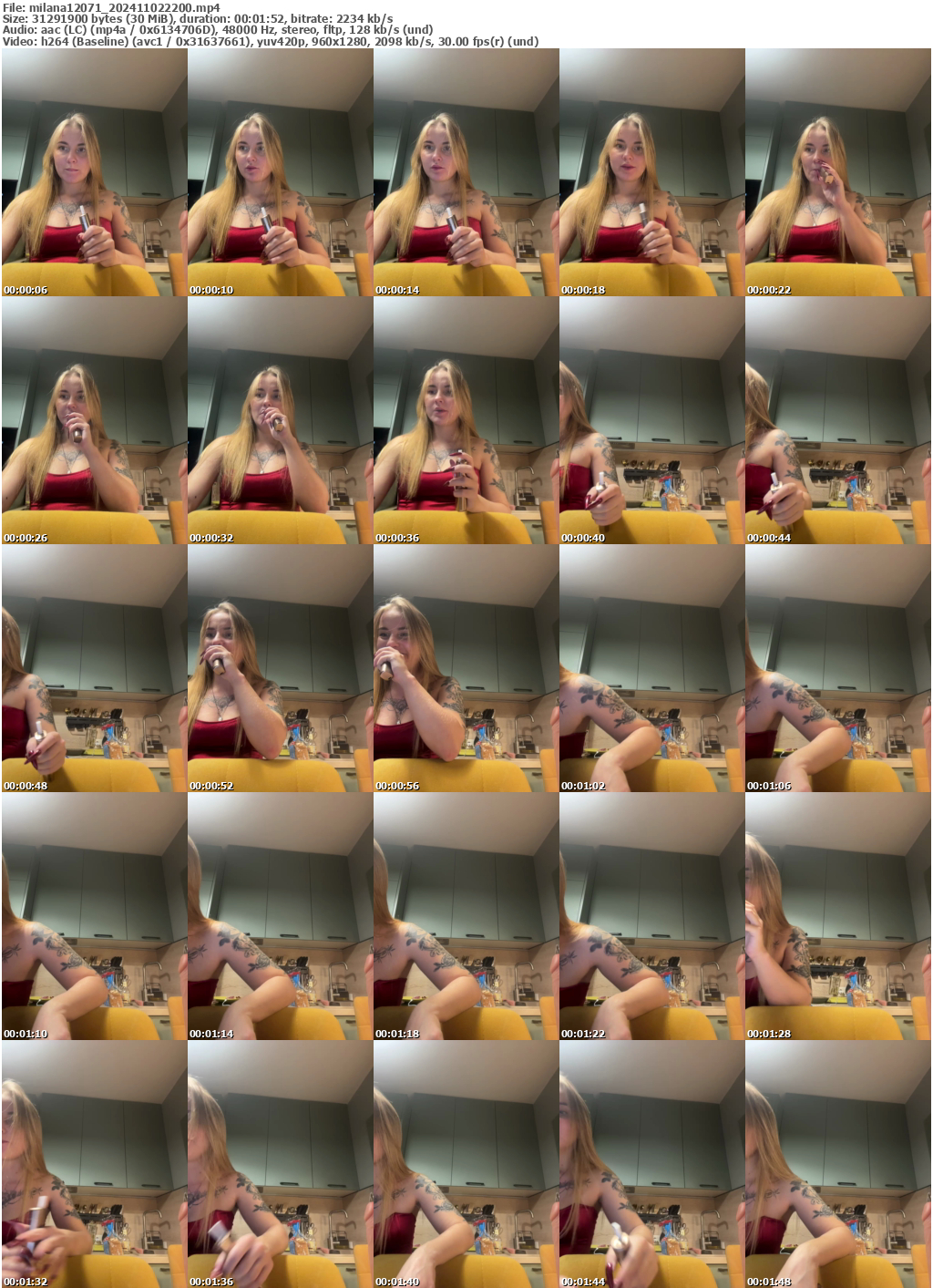 Preview thumb from milana12071 on 2024-11-02 @ bongacams