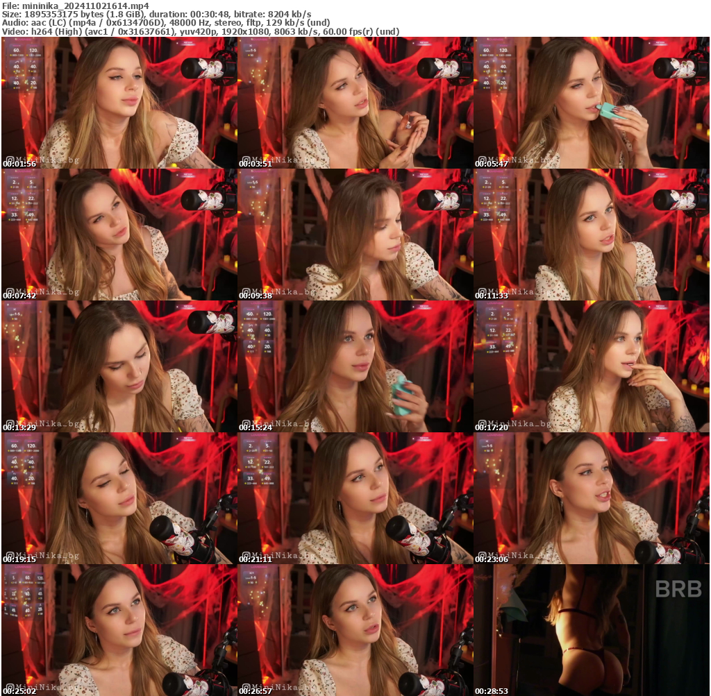 Preview thumb from mininika on 2024-11-02 @ bongacams