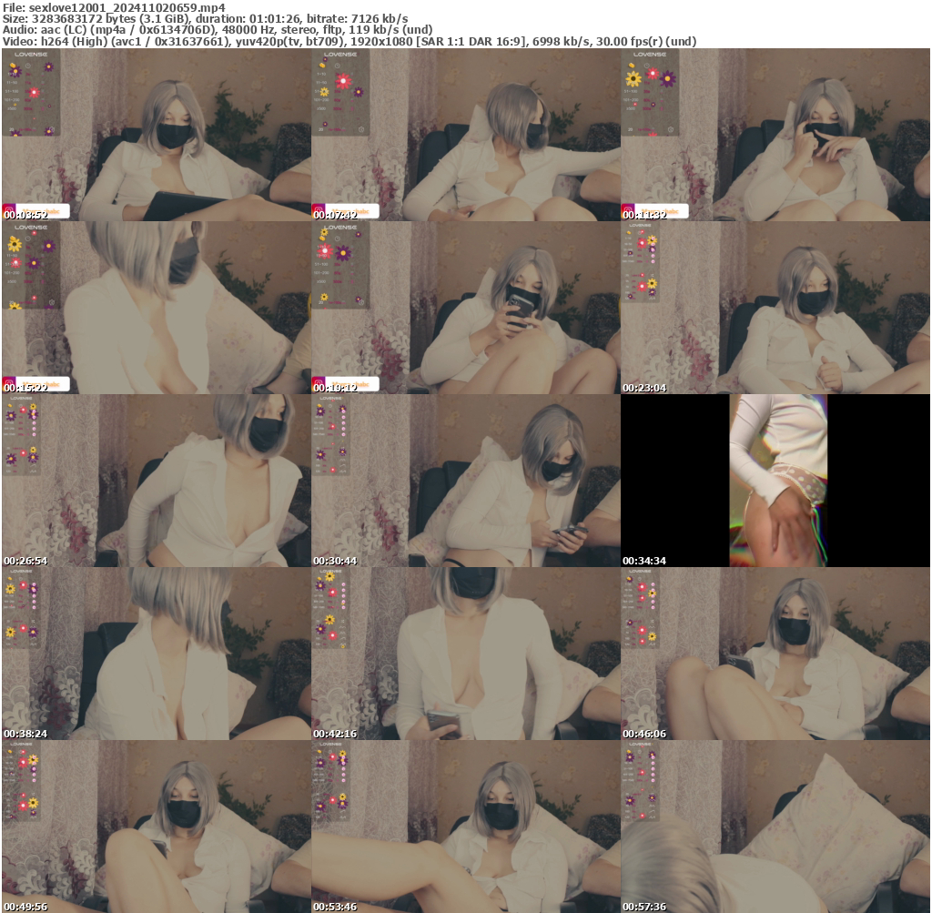 Preview thumb from sexlove12001 on 2024-11-02 @ bongacams