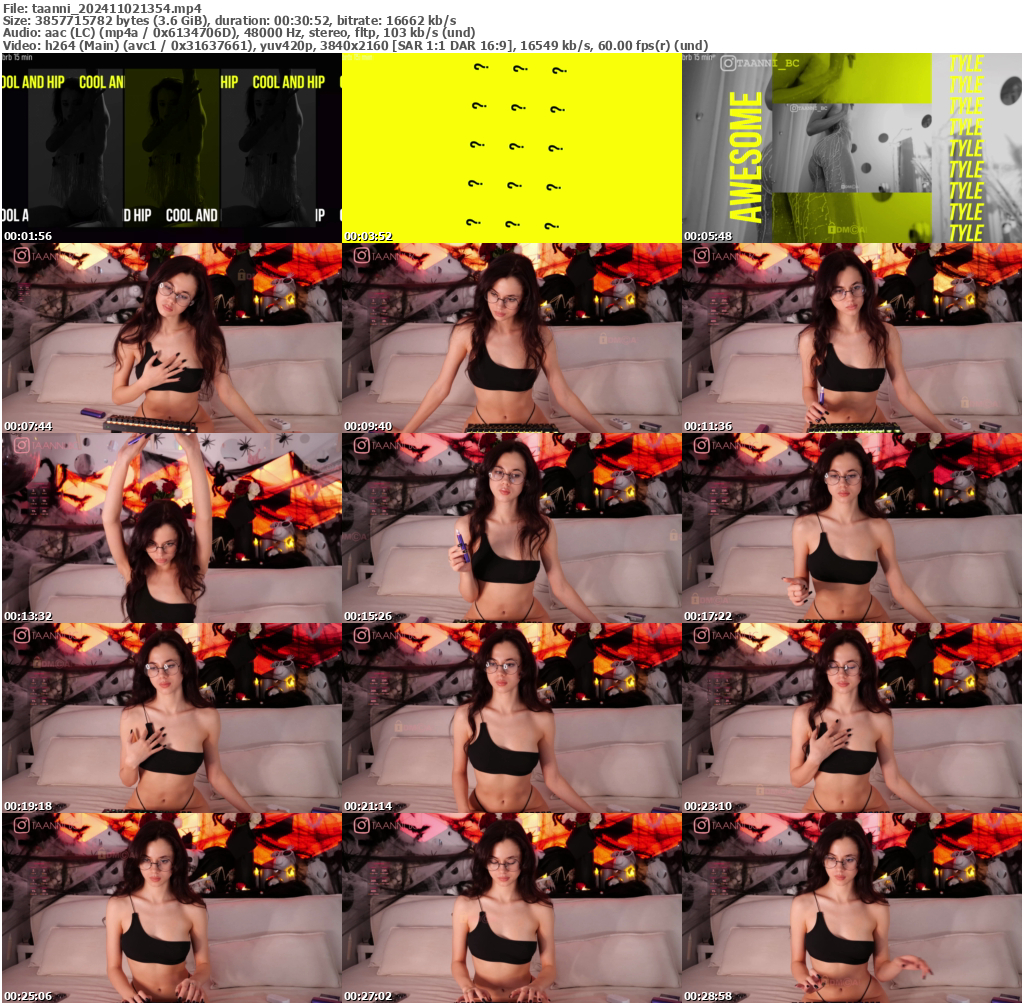 Preview thumb from taanni on 2024-11-02 @ bongacams