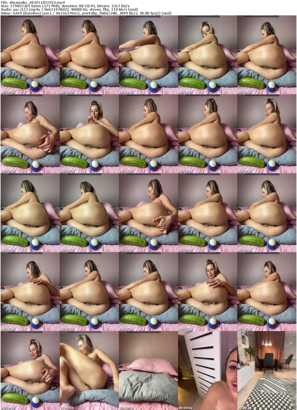 Preview thumb from alisamaks on 2024-11-03 @ bongacams