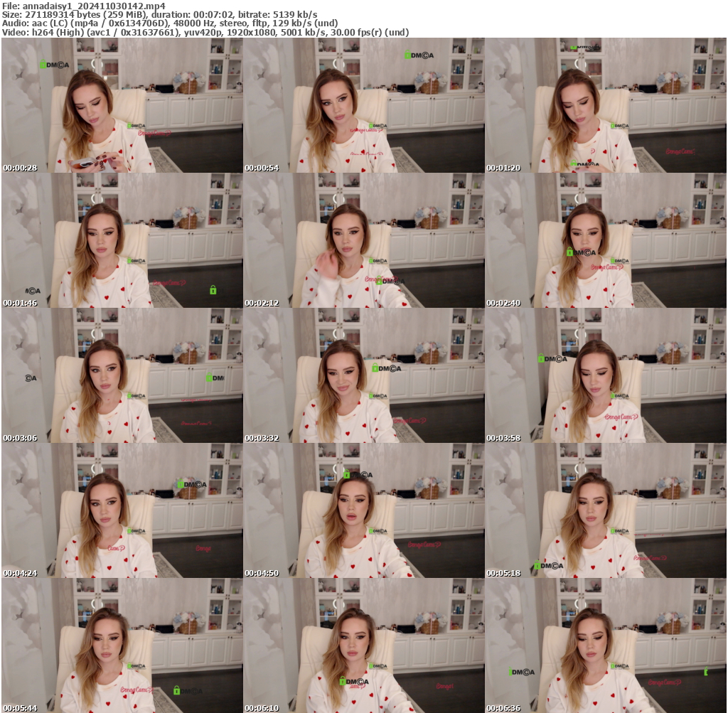 Preview thumb from annadaisy1 on 2024-11-03 @ bongacams