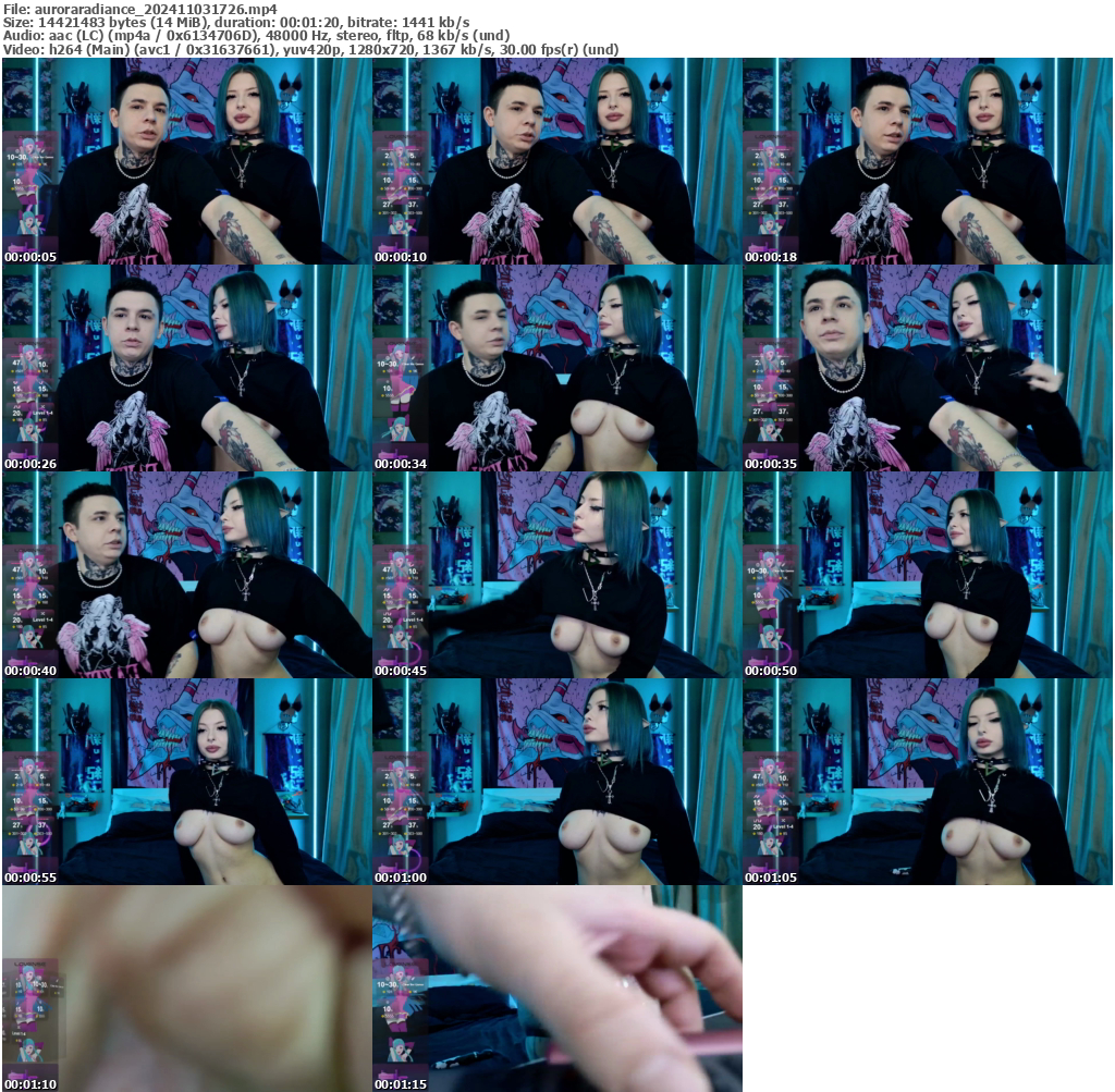 Preview thumb from auroraradiance on 2024-11-03 @ bongacams