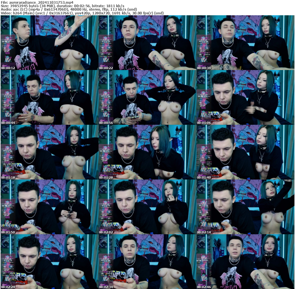 Preview thumb from auroraradiance on 2024-11-03 @ bongacams