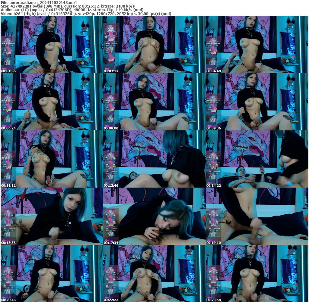 Preview thumb from auroraradiance on 2024-11-03 @ bongacams