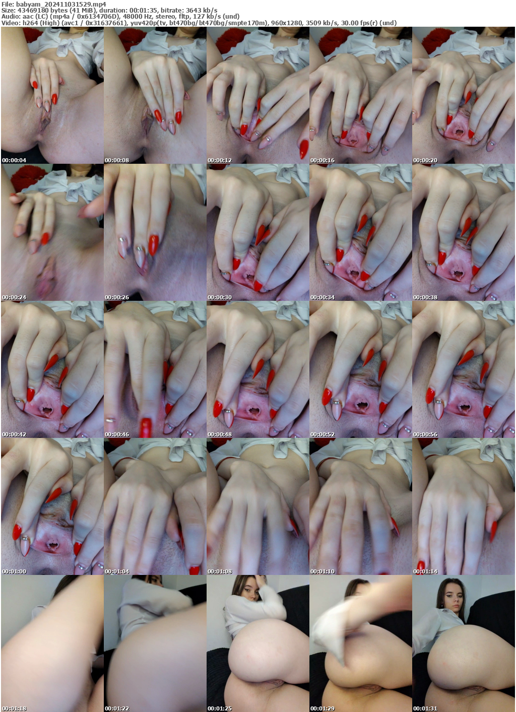 Preview thumb from babyam on 2024-11-03 @ bongacams