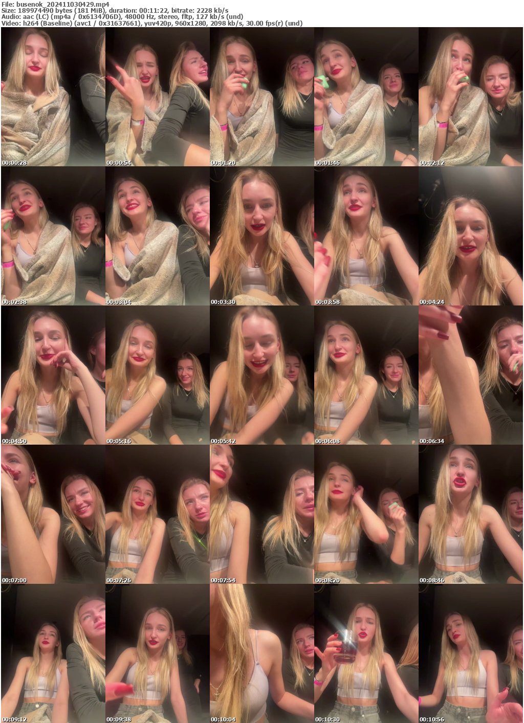 Preview thumb from busenok on 2024-11-03 @ bongacams