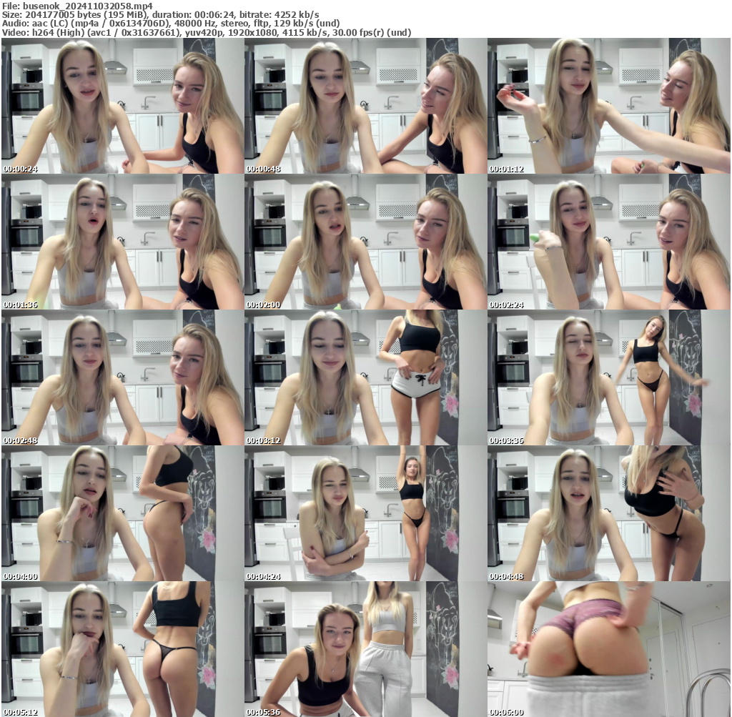 Preview thumb from busenok on 2024-11-03 @ bongacams