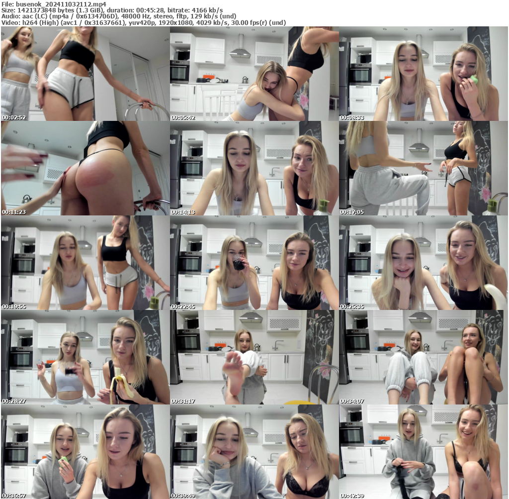 Preview thumb from busenok on 2024-11-03 @ bongacams