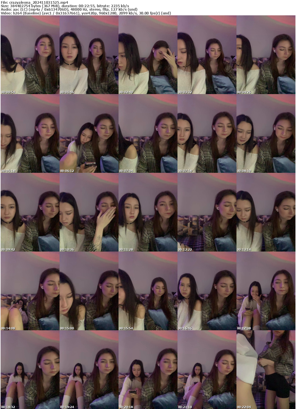 Preview thumb from crazyaleona on 2024-11-03 @ bongacams