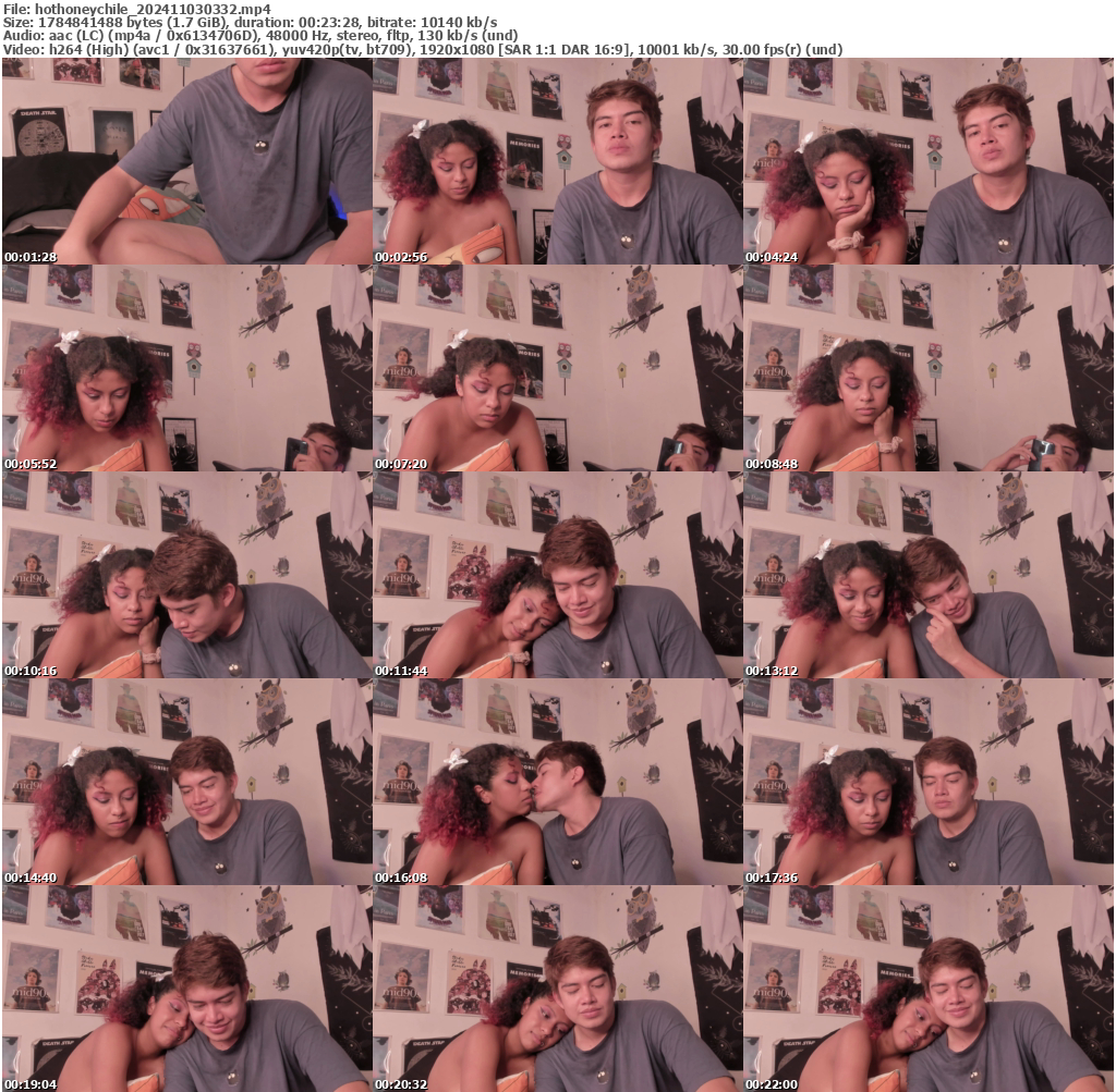 Preview thumb from hothoneychile on 2024-11-03 @ bongacams