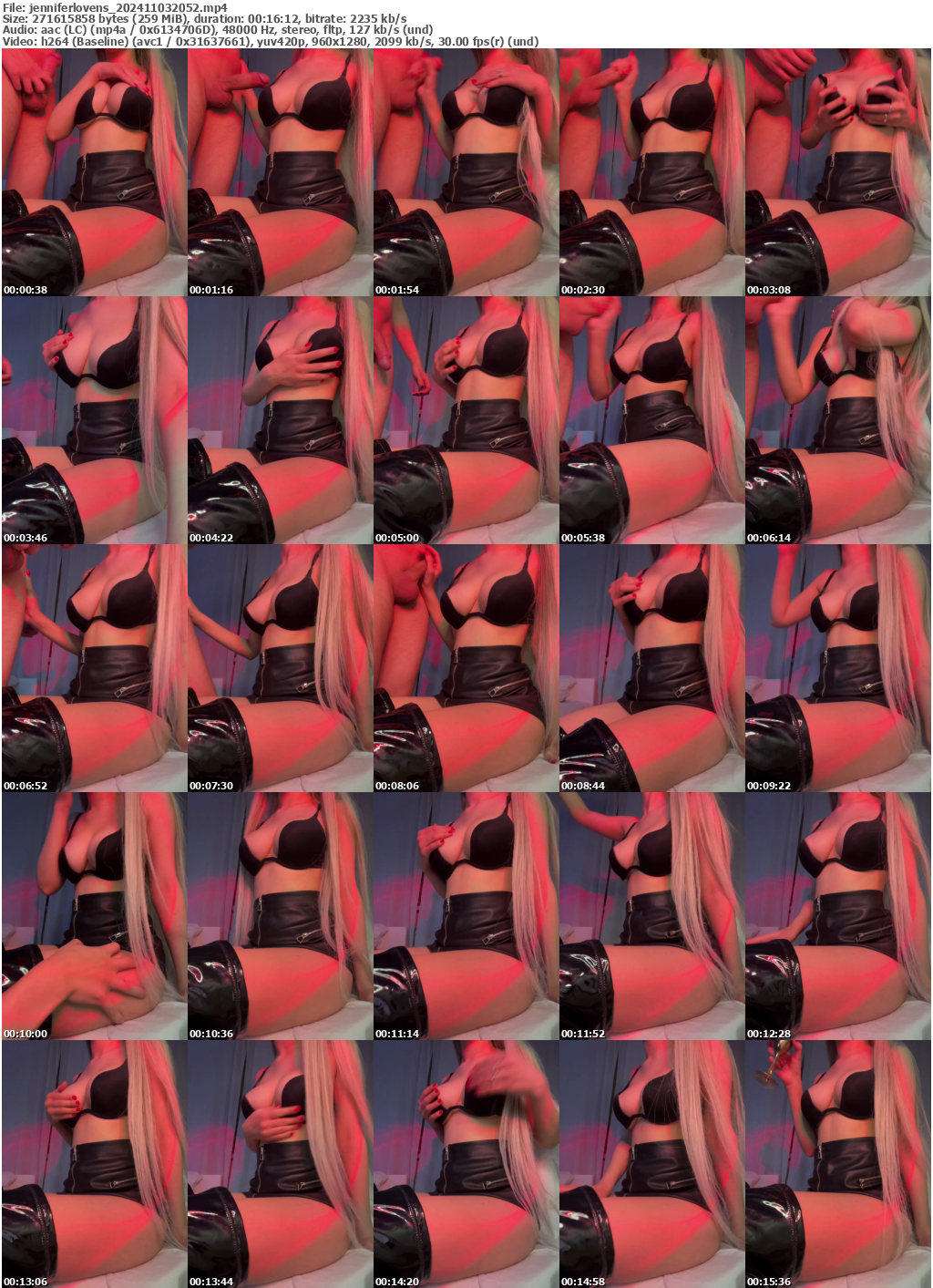 Preview thumb from jenniferlovens on 2024-11-03 @ bongacams