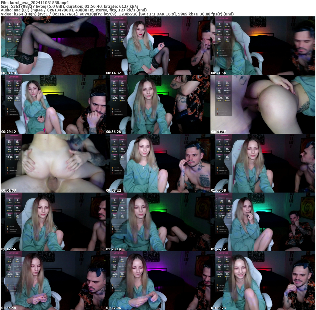 Preview thumb from korol_eva on 2024-11-03 @ bongacams