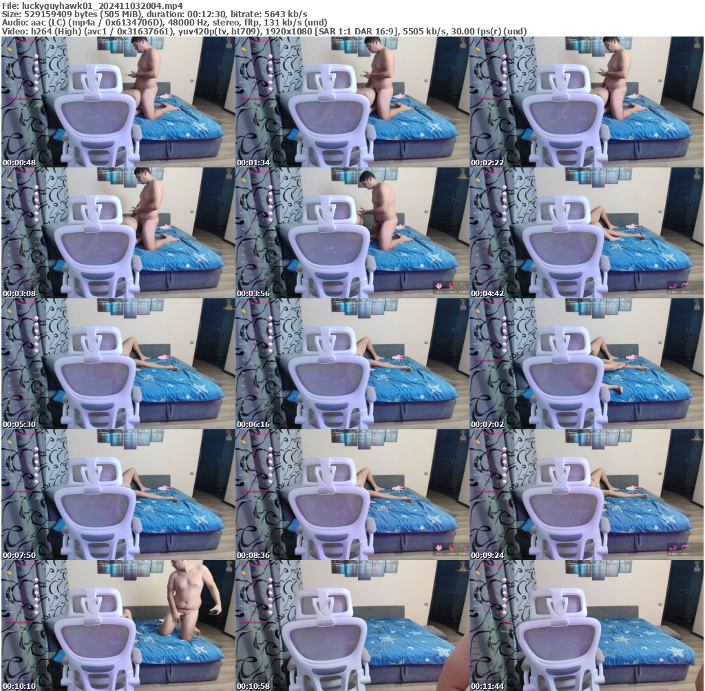 Preview thumb from luckyguyhawk01 on 2024-11-03 @ bongacams