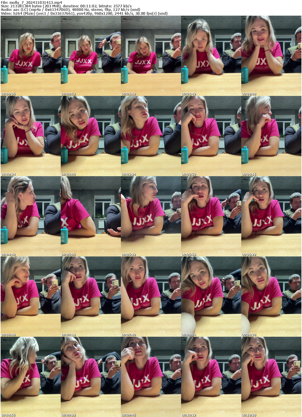 Preview thumb from molly_7 on 2024-11-03 @ bongacams