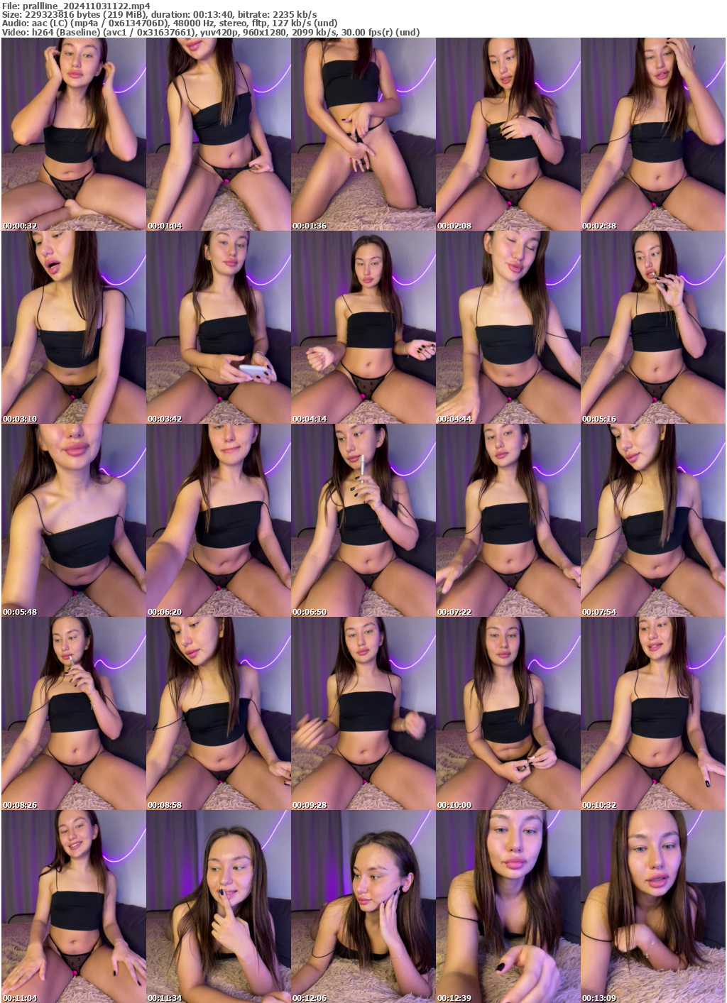 Preview thumb from prallline on 2024-11-03 @ bongacams