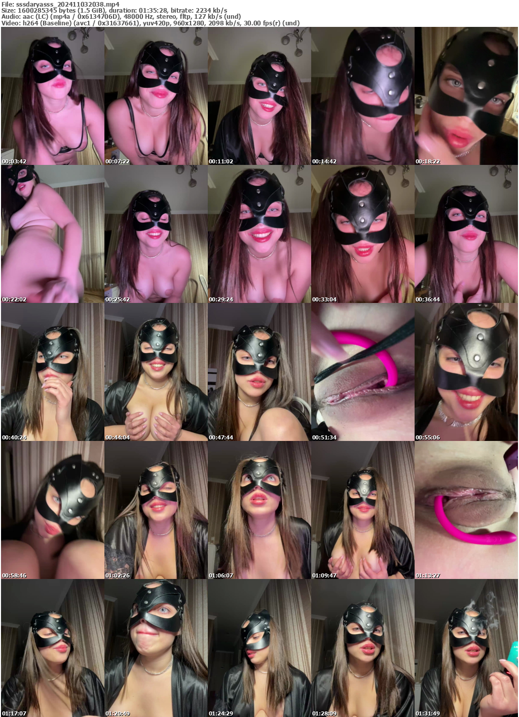 Preview thumb from sssdaryasss on 2024-11-03 @ bongacams