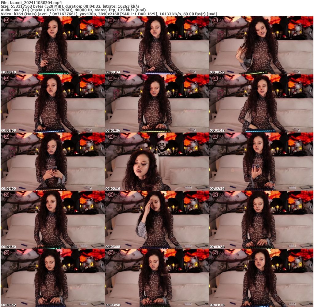 Preview thumb from taanni on 2024-11-03 @ bongacams