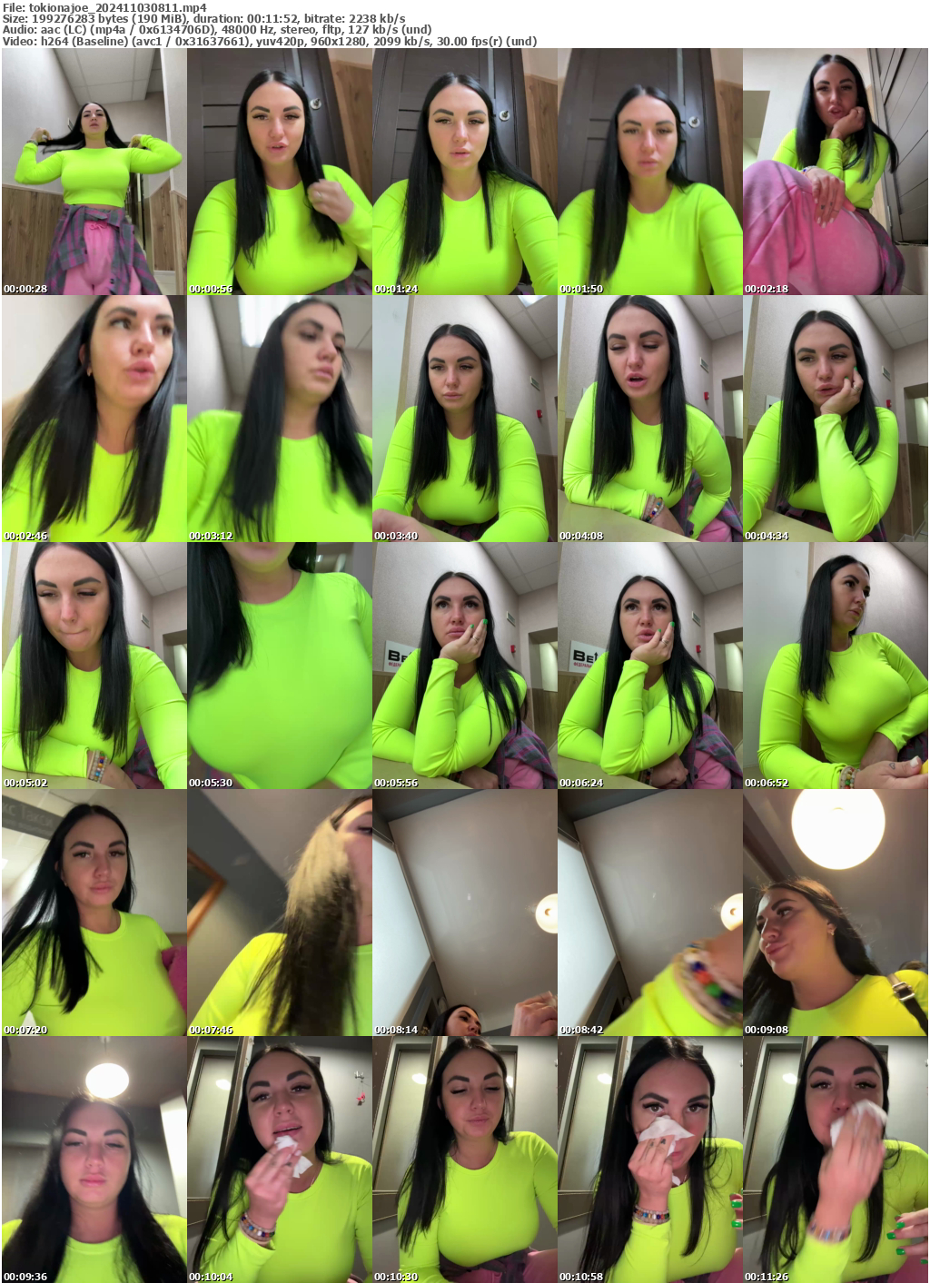 Preview thumb from tokionajoe on 2024-11-03 @ bongacams