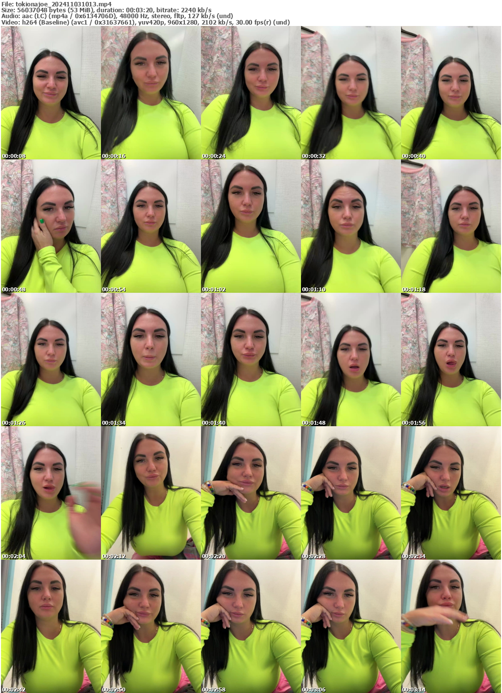 Preview thumb from tokionajoe on 2024-11-03 @ bongacams