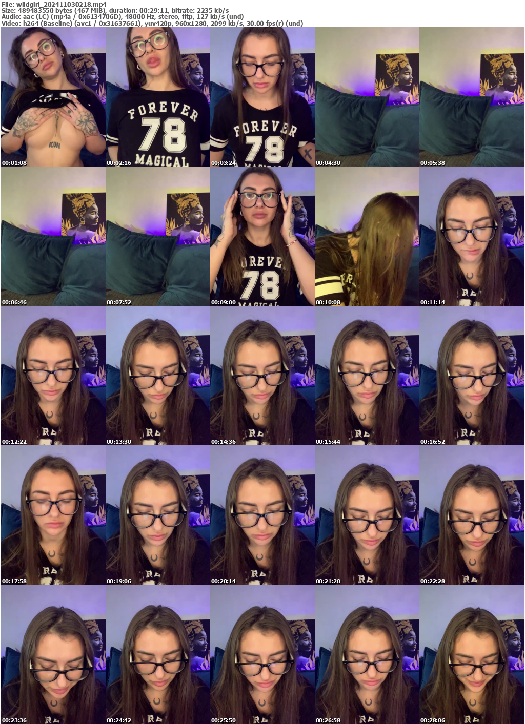 Preview thumb from wildgirl on 2024-11-03 @ bongacams