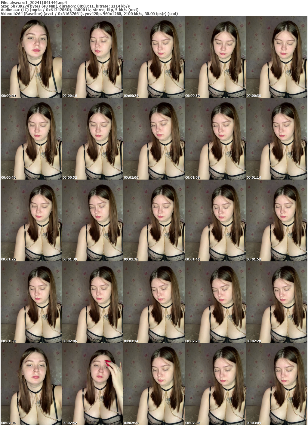 Preview thumb from alyavass1 on 2024-11-04 @ bongacams