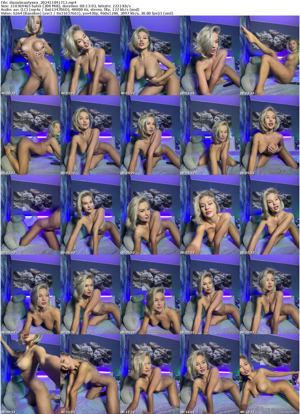 Preview thumb from dianabeautyxxx on 2024-11-04 @ bongacams