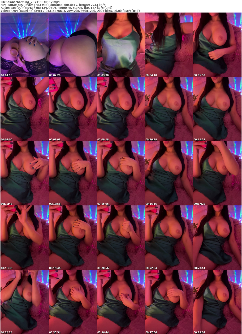 Preview thumb from dianacharming on 2024-11-04 @ bongacams