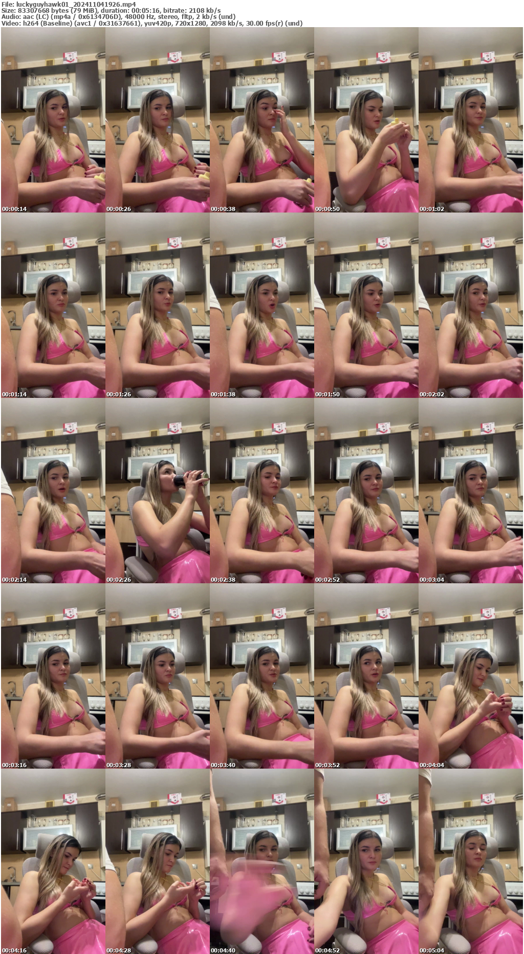 Preview thumb from luckyguyhawk01 on 2024-11-04 @ bongacams