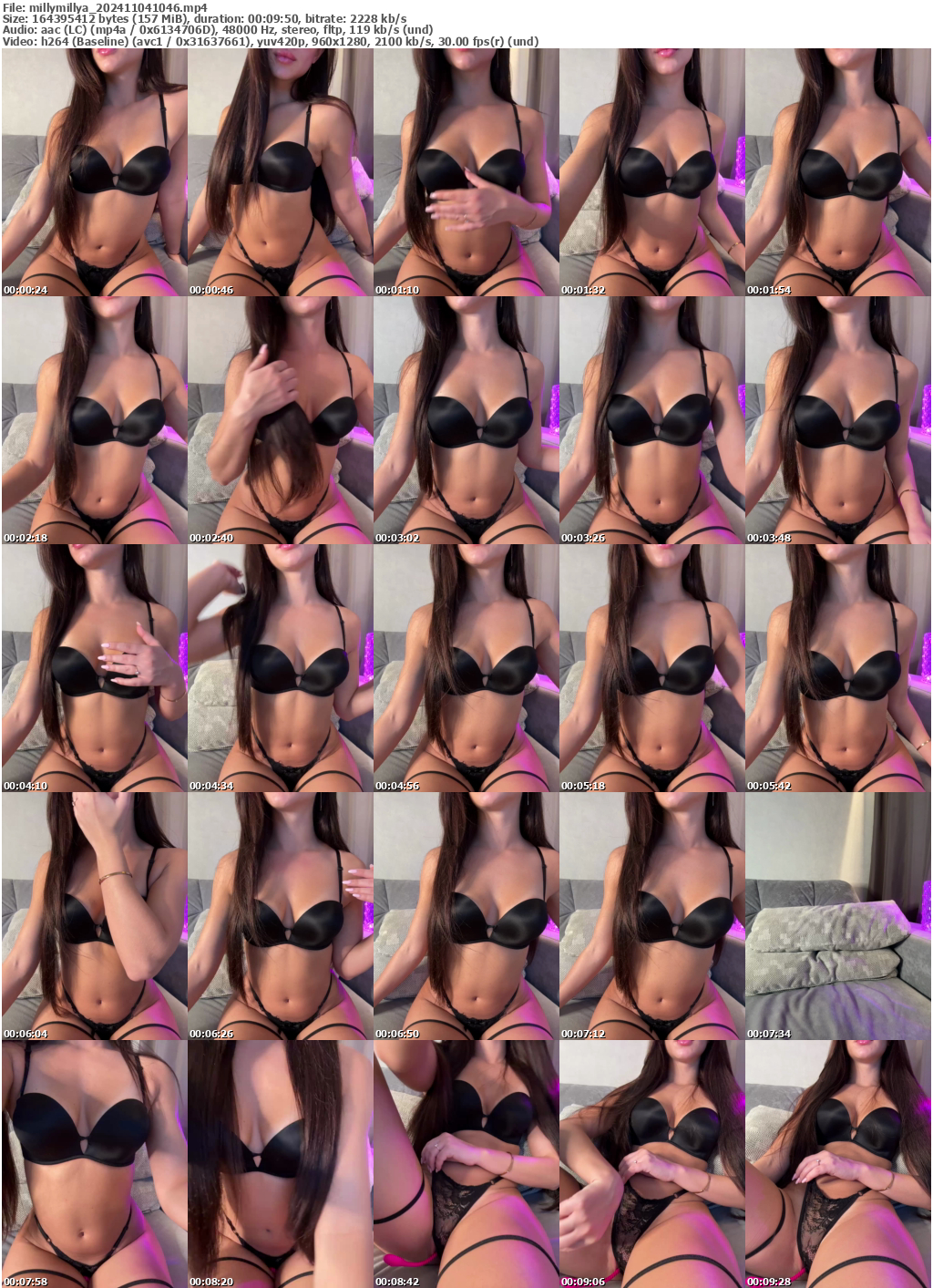 Preview thumb from millymillya on 2024-11-04 @ bongacams