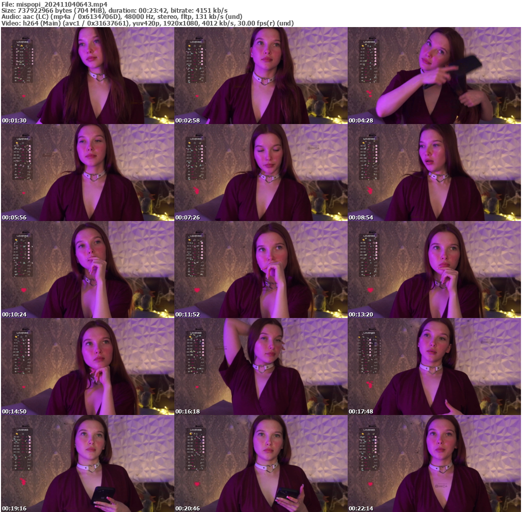 Preview thumb from mispopi on 2024-11-04 @ bongacams