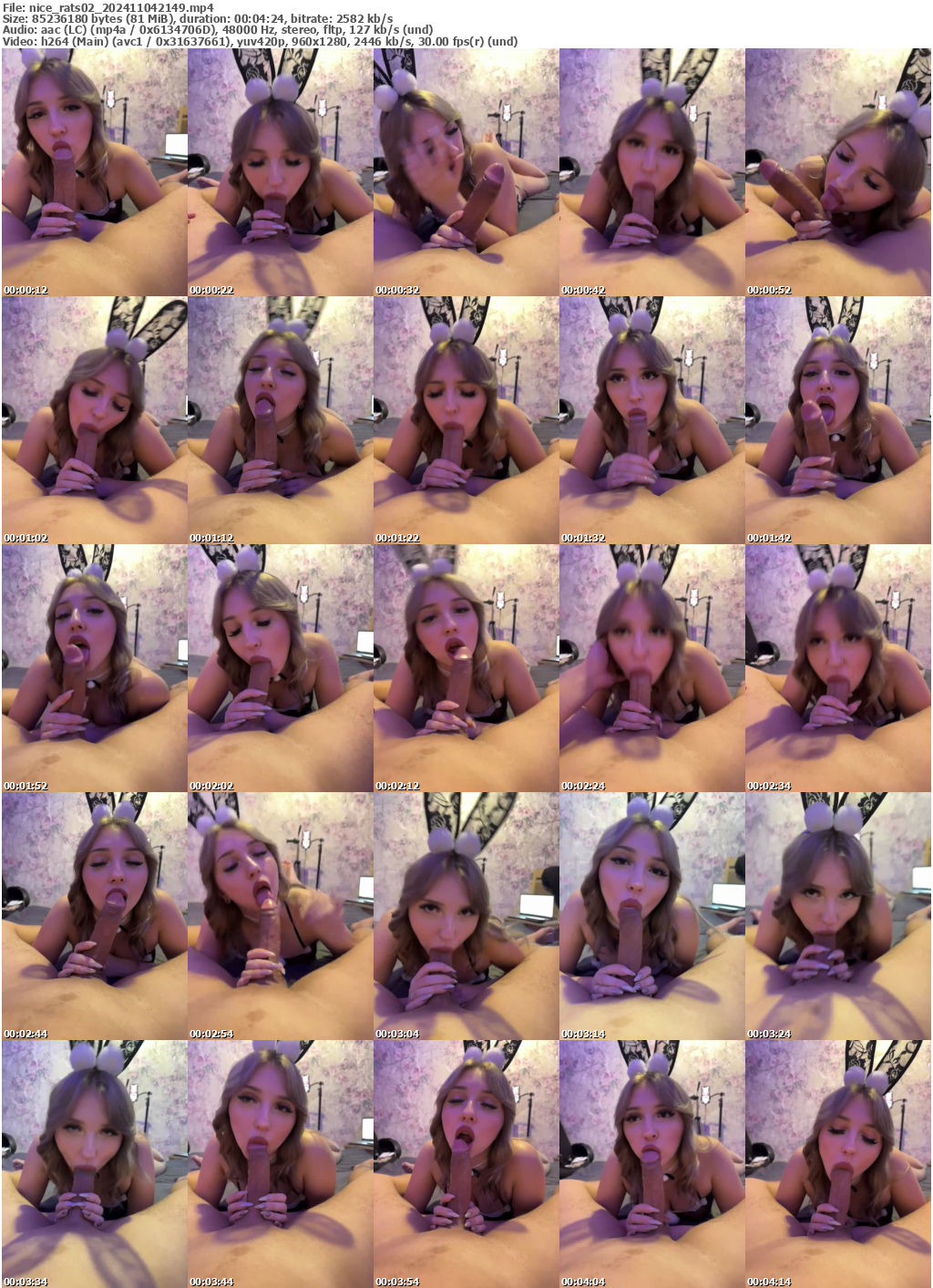 Preview thumb from nice_rats02 on 2024-11-04 @ bongacams