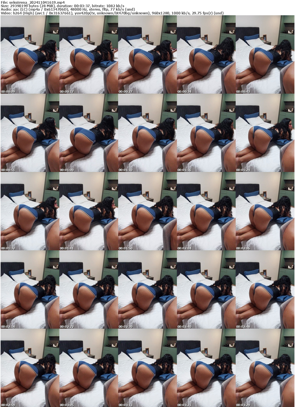 Preview thumb from seksiirena on 2024-11-04 @ bongacams