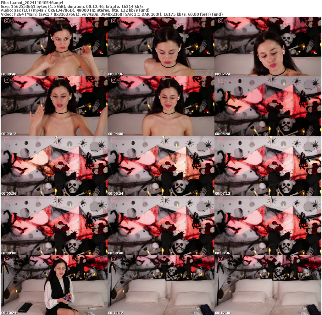 Preview thumb from taanni on 2024-11-04 @ bongacams