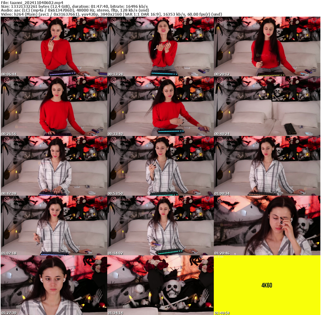 Preview thumb from taanni on 2024-11-04 @ bongacams