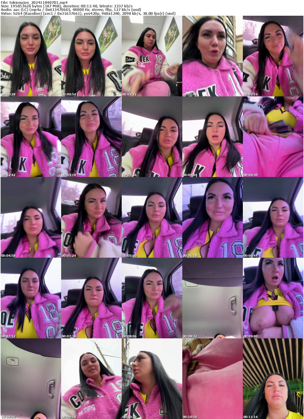 Preview thumb from tokionajoe on 2024-11-04 @ bongacams