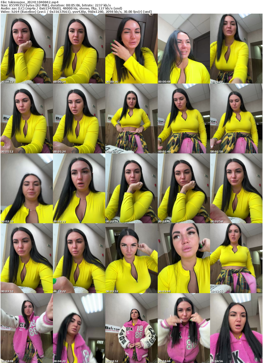 Preview thumb from tokionajoe on 2024-11-04 @ bongacams