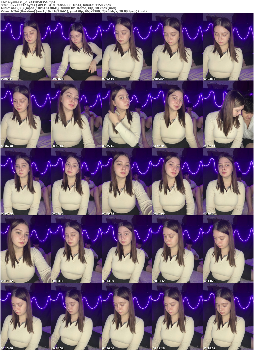 Preview thumb from alyavass1 on 2024-11-05 @ bongacams