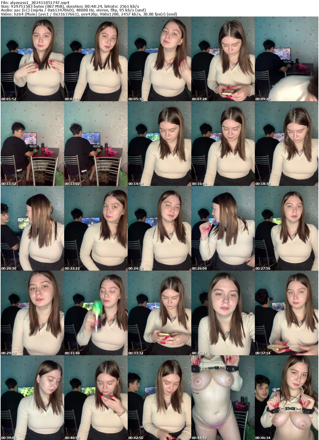 Preview thumb from alyavass1 on 2024-11-05 @ bongacams