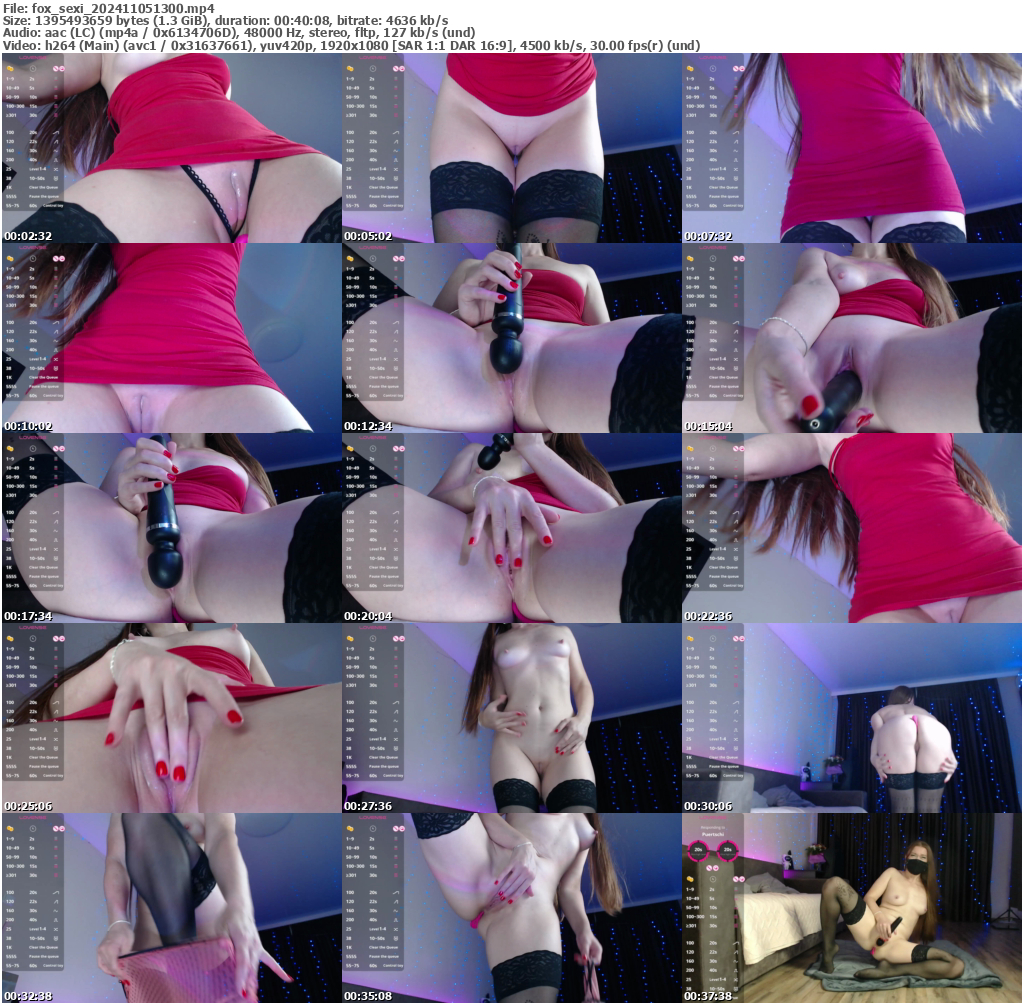 Preview thumb from fox_sexi on 2024-11-05 @ bongacams