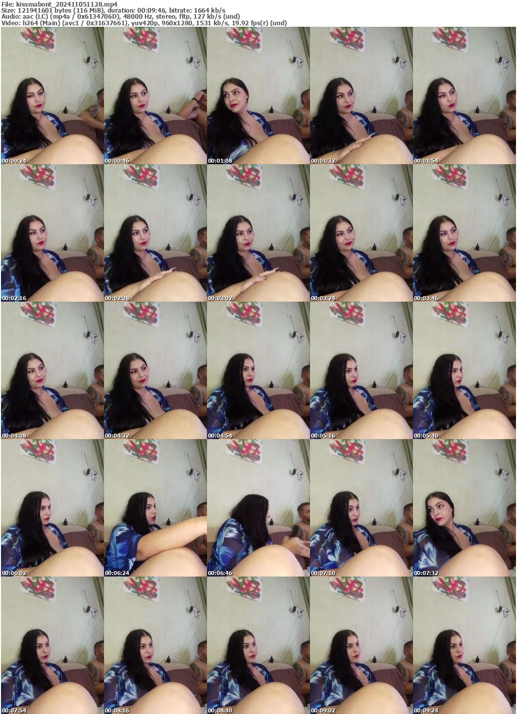 Preview thumb from kissmabont on 2024-11-05 @ bongacams