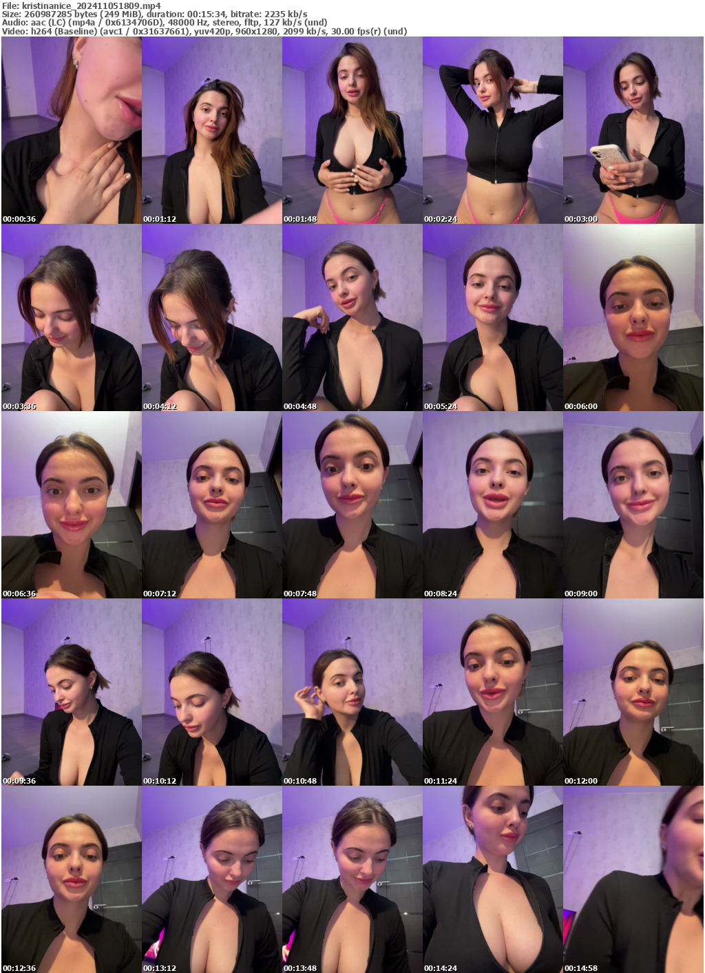 Preview thumb from kristinanice on 2024-11-05 @ bongacams