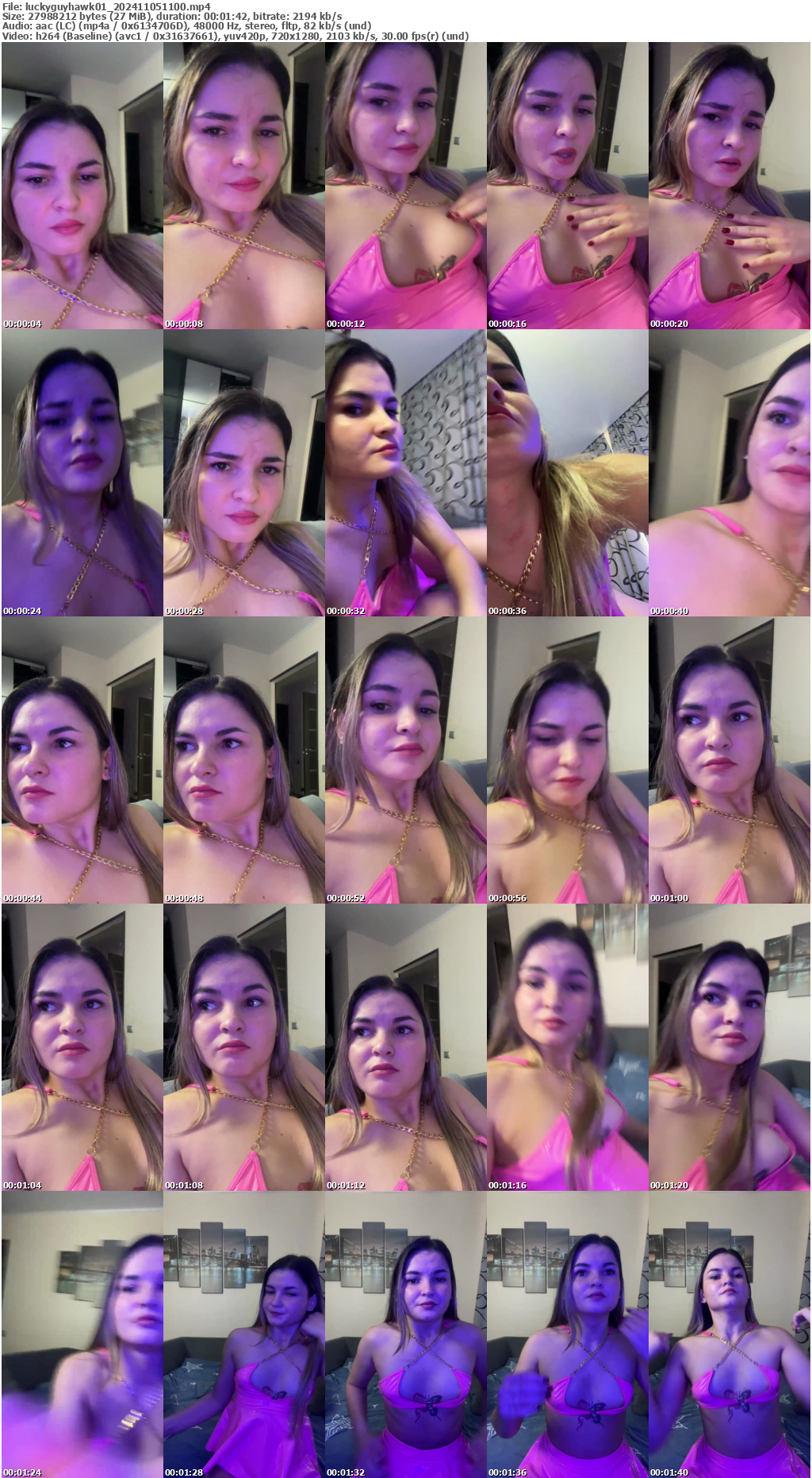 Preview thumb from luckyguyhawk01 on 2024-11-05 @ bongacams