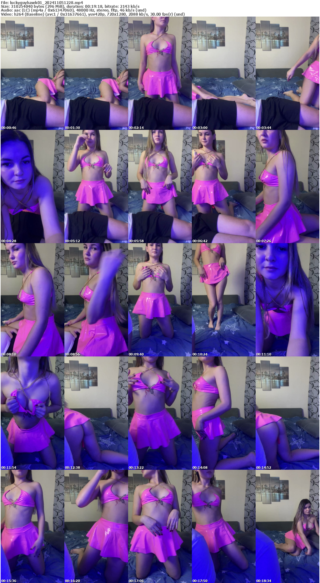 Preview thumb from luckyguyhawk01 on 2024-11-05 @ bongacams