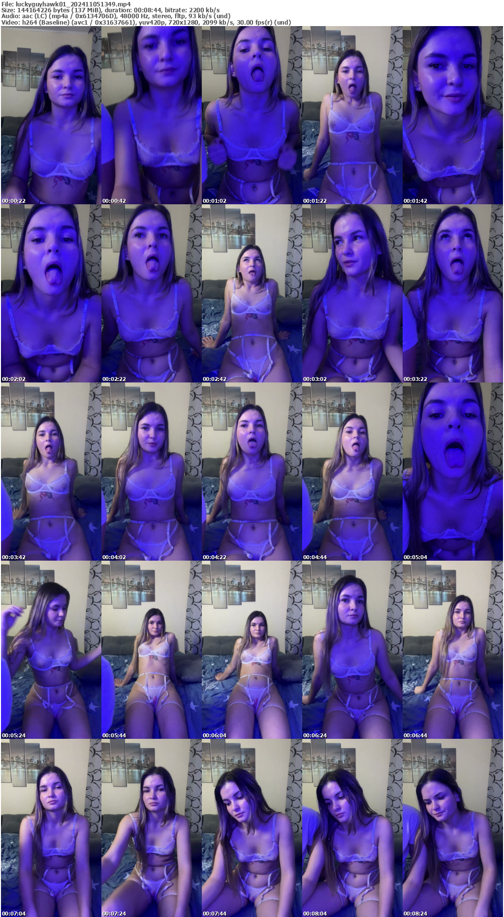 Preview thumb from luckyguyhawk01 on 2024-11-05 @ bongacams