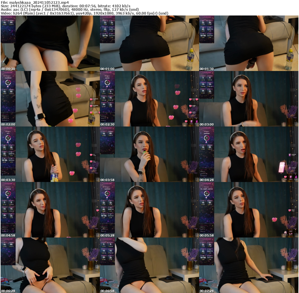 Preview thumb from malyshkaaa on 2024-11-05 @ bongacams