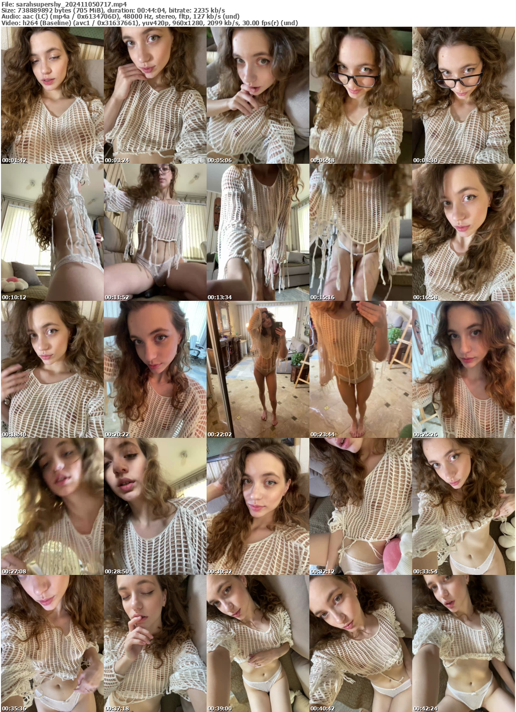 Preview thumb from sarahsupershy on 2024-11-05 @ bongacams