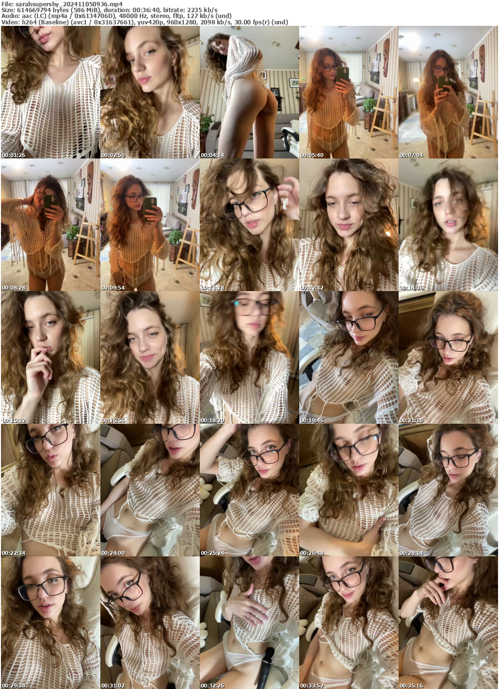 Preview thumb from sarahsupershy on 2024-11-05 @ bongacams