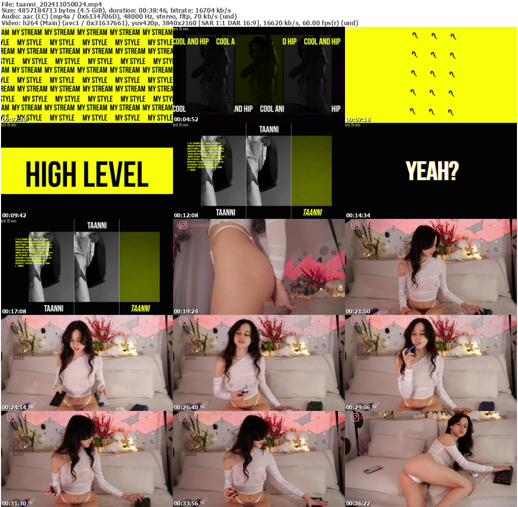 Preview thumb from taanni on 2024-11-05 @ bongacams