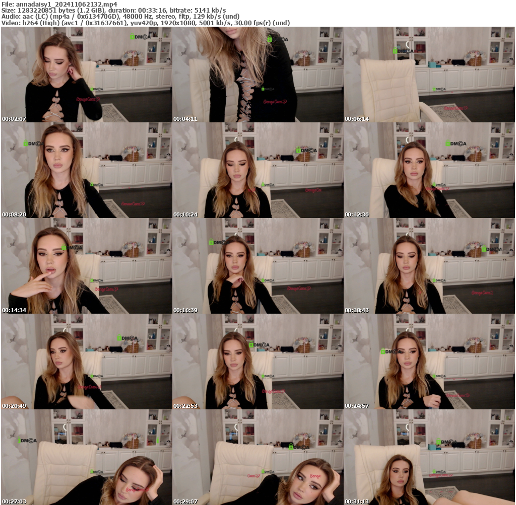 Preview thumb from annadaisy1 on 2024-11-06 @ bongacams